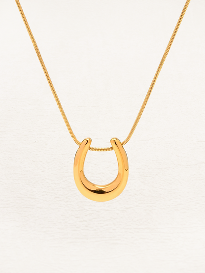 Caitlin Lucky Sword Necklace Gold