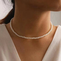 Silver Bead Necklace