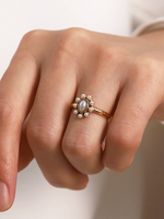 Cynthia Pearl Ring Gold