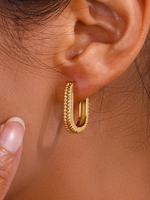 Estée Ovale Earrings Gold