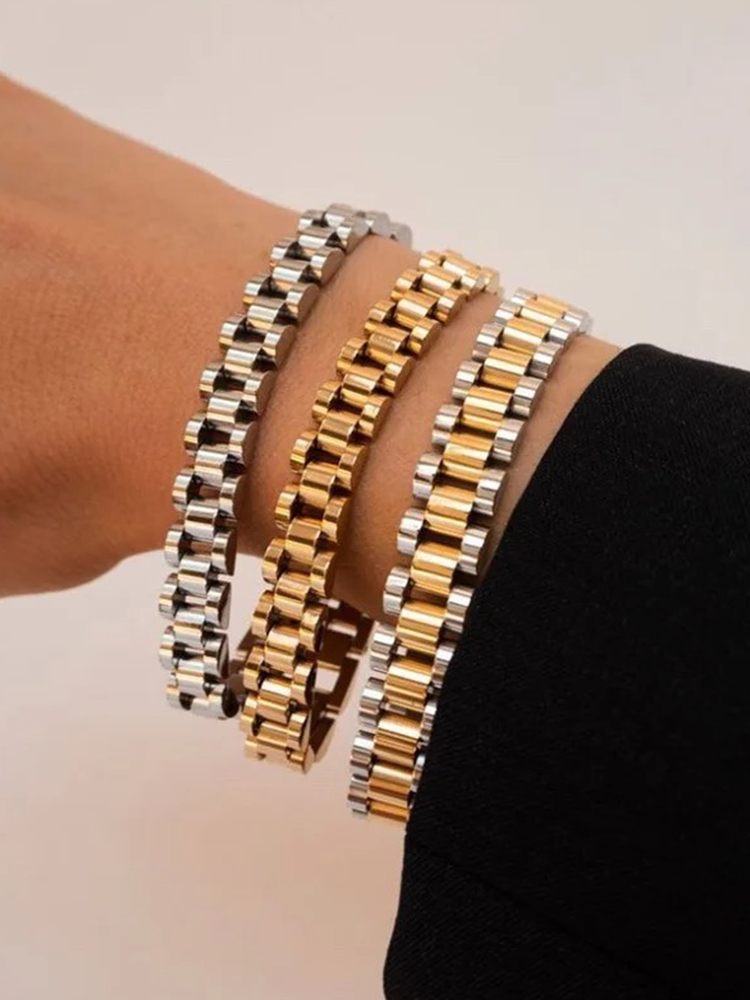 Nora Brede Link Bracelet Silver