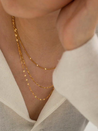 Kate 3-Layer Necklace Gold