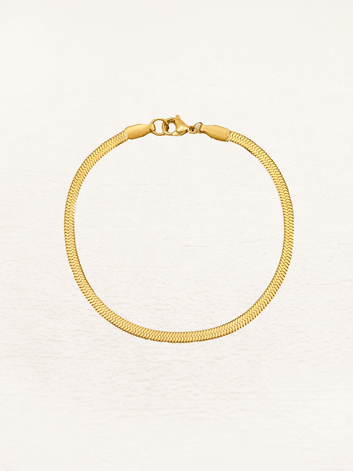 Lily Snake Chain Bracelet Gold