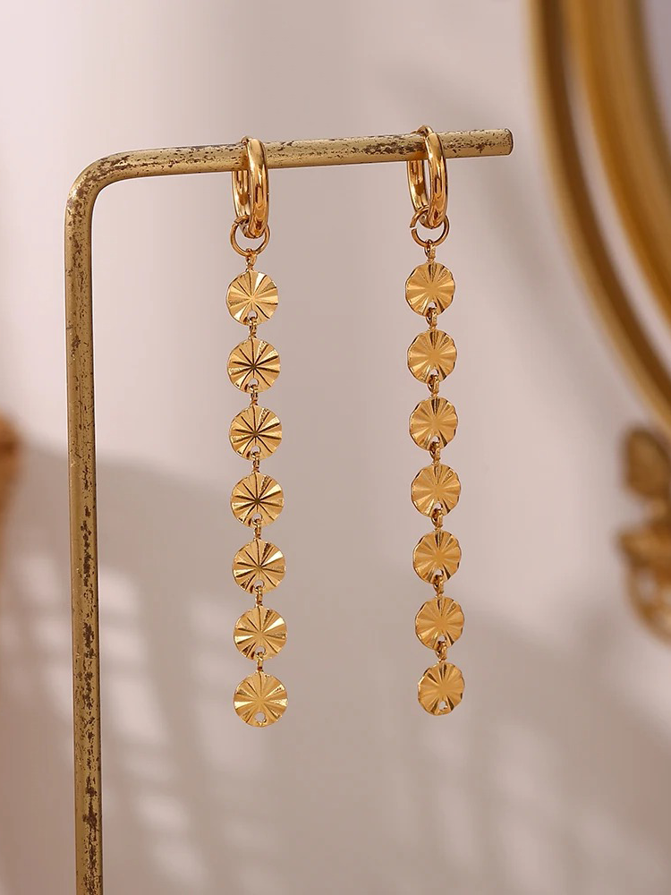 Lou Hanging Earrings Gold