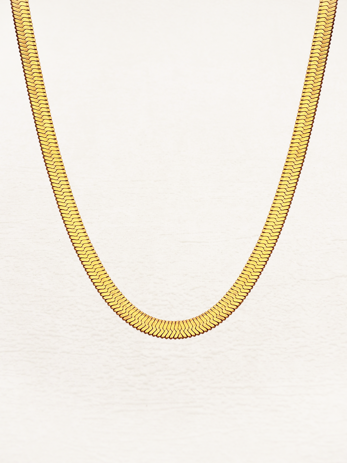 Sophia Snake Chain Necklace Gold (3, 4 or 5 mm)