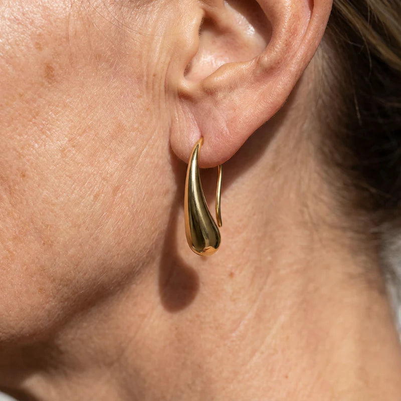 Virelle | Vintage Gold Earrings "Drop"