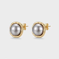 Virelle | Elegant Black Pearl Earrings