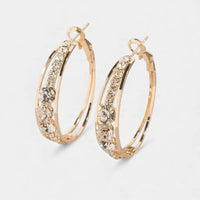 Virelle | Elegant Earrings Made of Gold-Plated Metal.