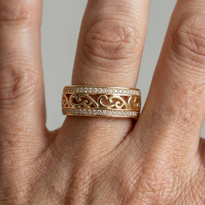 Virelle | Bright Hollow Gold Ring