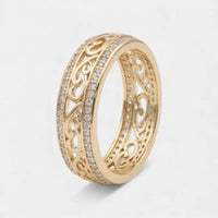 Virelle | Bright Hollow Gold Ring